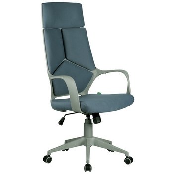 Офисное кресло Riva Chair 8989 Серый пластик/серая ткань